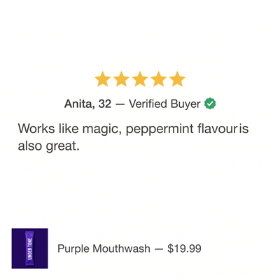 Purple Mouthwash